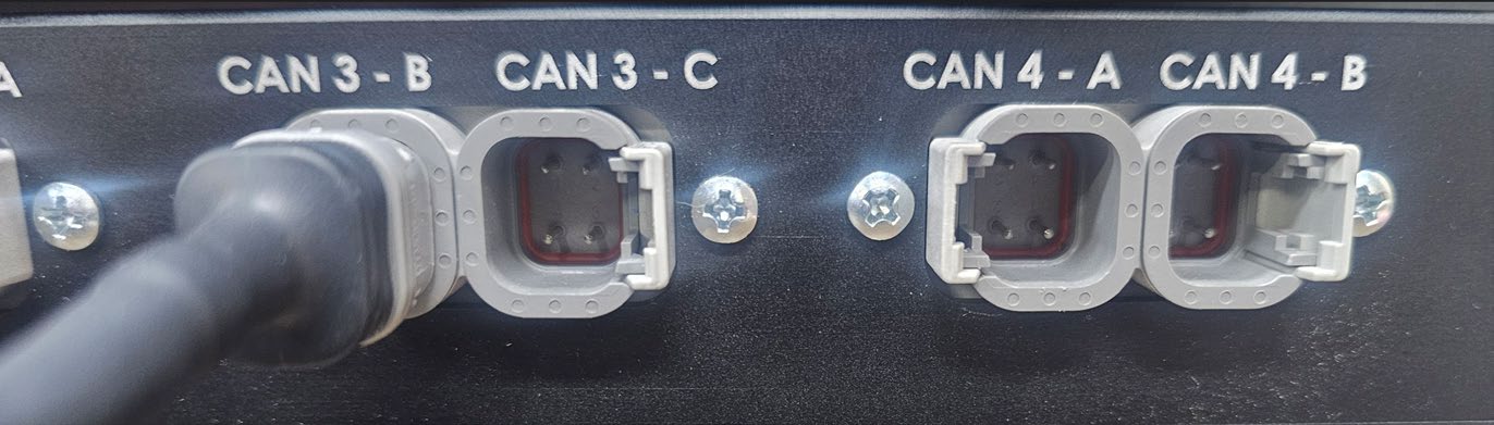 CAN hub connections: CAN 3-B, CAN 3-C, CAN 4-A, CAN 4-B